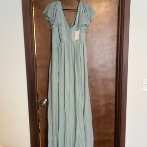 Birdy Grey Maxi Dress in Sage Green